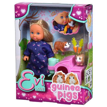 Evi Love Mini Doll with Guinea Pigs