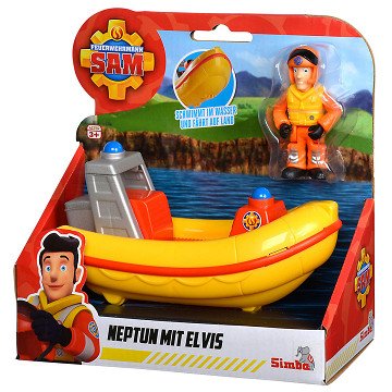 Feuerwehrmann Sam Rettungsboot mit Elvis Figur