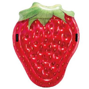 Intex Opblaasbare Luchtbed Aardbei