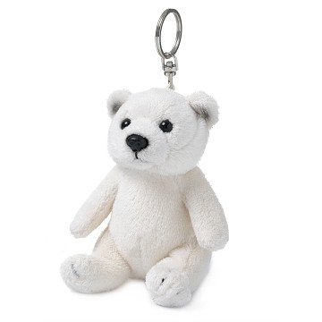WNF Pluche - IJsbeer Sleutelhanger, 10cm