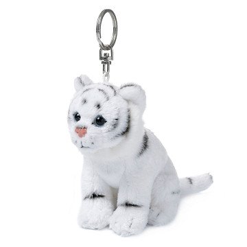 WNF Pluche - Witte Tijger Sleutelhanger, 10cm