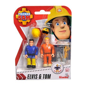 Fireman Sam Figures - Elvis & Tom