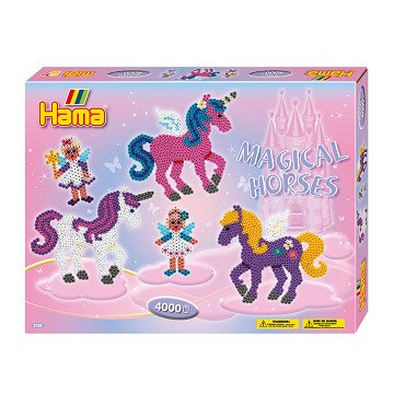 Hama Iron-on Bead Set - Magical Horses, 4000 pcs.