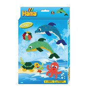 Hama Ironing Bead Set - Dolphins, 2000 pcs.