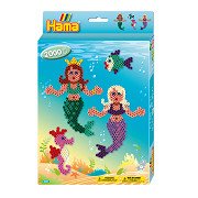 Hama Ironing Bead Set - Mermaid, 2000 pcs.