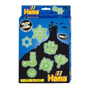 Hama Iron-on Bead Set - Glow in the Dark, 1500 pcs.