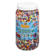 Hama Ironing Beads in Pot - Mix Standard (00), 13,000 pcs.