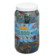Hama Iron-on Beads in Pot - Glitter Mix (054), 13,000 pcs.