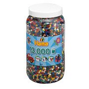 Hama Iron-on Beads in Pot - Mix (067), 13,000 pcs.