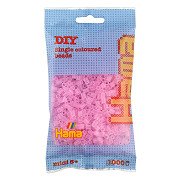 Hama Midi Ironing Beads - Pink Transparent (072), 1000 pcs