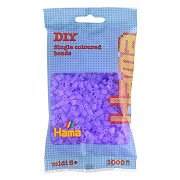Hama Midi Ironing Beads - Lilac Transparent (074), 1000 pcs.