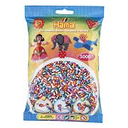 Hama Midi Ironing Bead Mix - Striped (201-90), 3000 pcs.