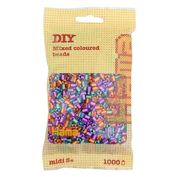 Hama Iron-on Bead Mix - Striped (092), 1000 pcs.