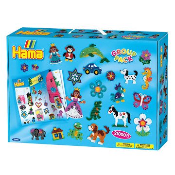 Hama Ironing Bead Set in Case, 21,000 pieces.