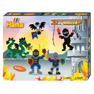 Hama Ironing Bead Set - Knights, 4000 pcs.