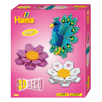 Hama Strijkkralenset - 3D Decoratie, 2500st.
