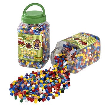 Hama Strijkkralen Maxi in Pot, 2300st.