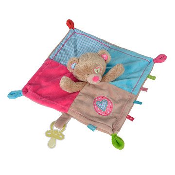 LIEF Knuffeldoekje Beer - Roze
