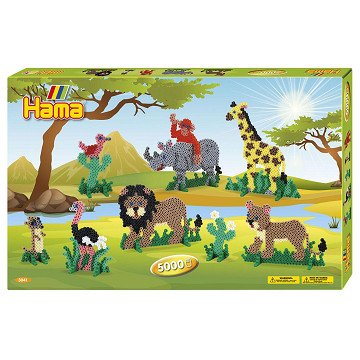 Hama Ironing Bead Set - Safari, 5000 pcs.