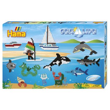 Hama Ironing Bead Set - Sea Creatures, 6000 pcs.