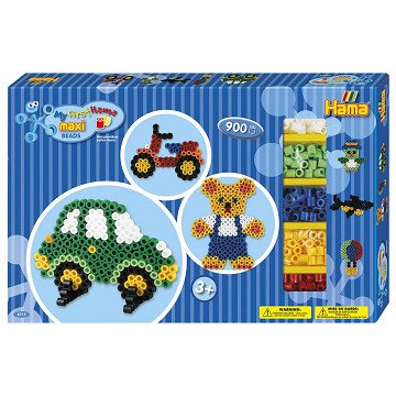 Hama Strijkkralenset Maxi - Voertuigen, 900st.