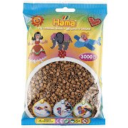 Hama Midi Ironing Bead Mix - Noga Brown (201-76), 3000 pcs.