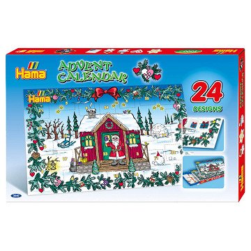 Hama Strijkkralen Adventskalender, 5000st.