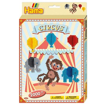 Hama Ironing Bead Set Circus, 2000 pcs.