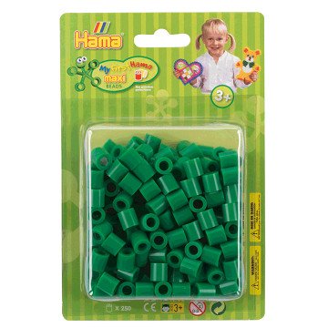 Hama Iron-on Beads Maxi - Green, 250 pcs.