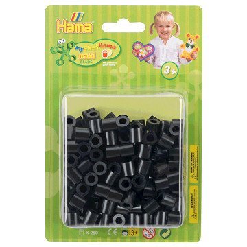 Hama Iron-on Beads Maxi - Black, 250 pcs.