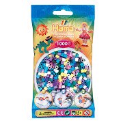 Hama Iron-on Beads - Pastel Mix (69), 1000 pcs.