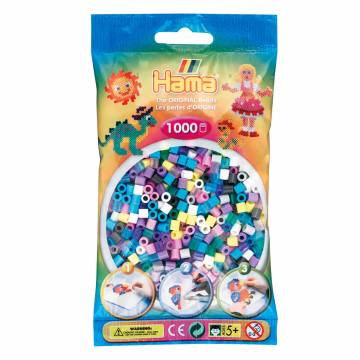 Hama Iron-on Beads - Pastel Mix (69), 1000 pcs.
