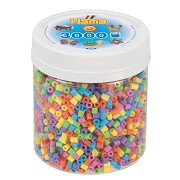 Hama Bügelperlen im Glas - Pastell Mix (50), 3000 Stk.