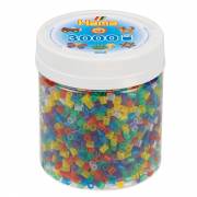 Hama Iron-on Beads in Jar - Transparent Mix (53), 3000 pcs.