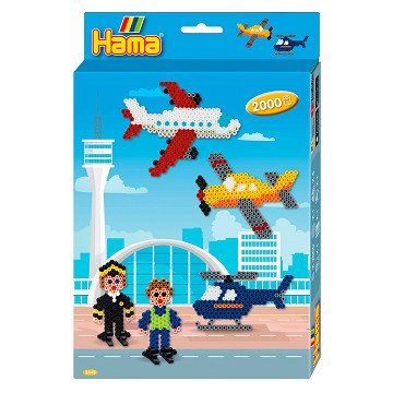 Hama Bügelperlenset - Airport, 2000-tlg.