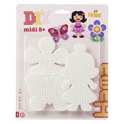 Hama Midi Ironing Bead Boards - Butterfly, Flower, Girl