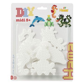 Hama Iron-on Bead Plates - Animals, 4 pcs.