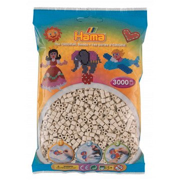 Hama Iron-on Beads - Cloudy White (201-77), 3000pcs.