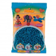 Hama Iron-on Beads - Petrol Blue (201-83), 3000 pcs.