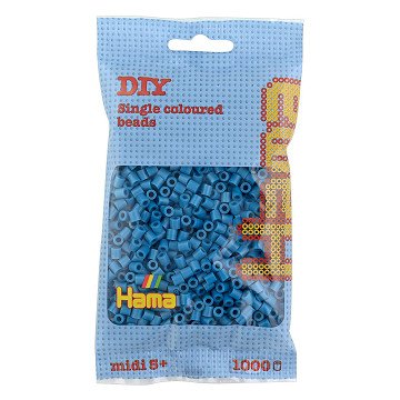 Hama Iron-on Beads - Petrol Blue (83), 1000 pcs.