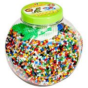 Hama Iron-on Bead Set in Pot, 15,000 pcs.