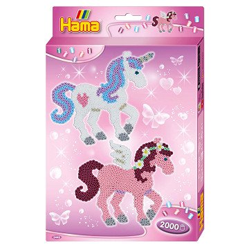 Hama Ironing Bead Set - Unicorn, 2000 pcs.