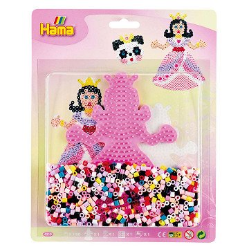 Hama Ironing Bead Set - Princess, 1100 pcs.