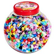 Hama Ironing Bead Set in Pot Maxi - Pastel Mix, 2000 pcs.