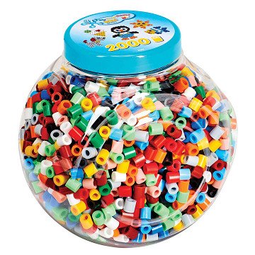 Hama Ironing Bead Set in Pot Maxi, 2000 pcs.