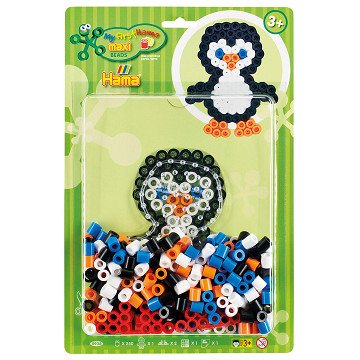 Hama Bügelperlenset Maxi - Pinguin, 250-tlg.