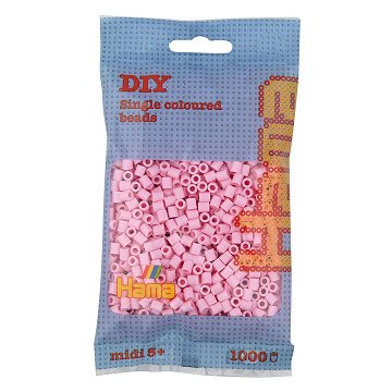 Hama Ironing Beads - Pastel Pink (95), 1000 pcs.