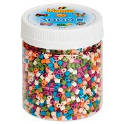 Hama Bügelperlen im Glas - Farbmix (58), 3000 Stk.