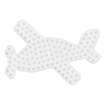Hama Bügelperlen Steckplatte – Flugzeug