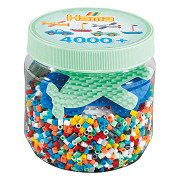 Hama Iron-on Bead Set in Pot, 4000 pcs.